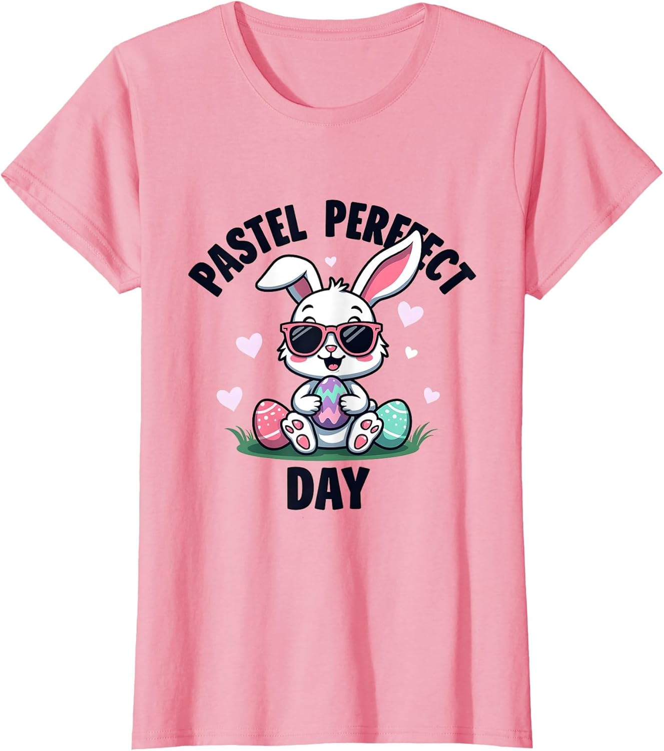 Boys Easter Pastel Perfect Day Graphic Design T-Shirt