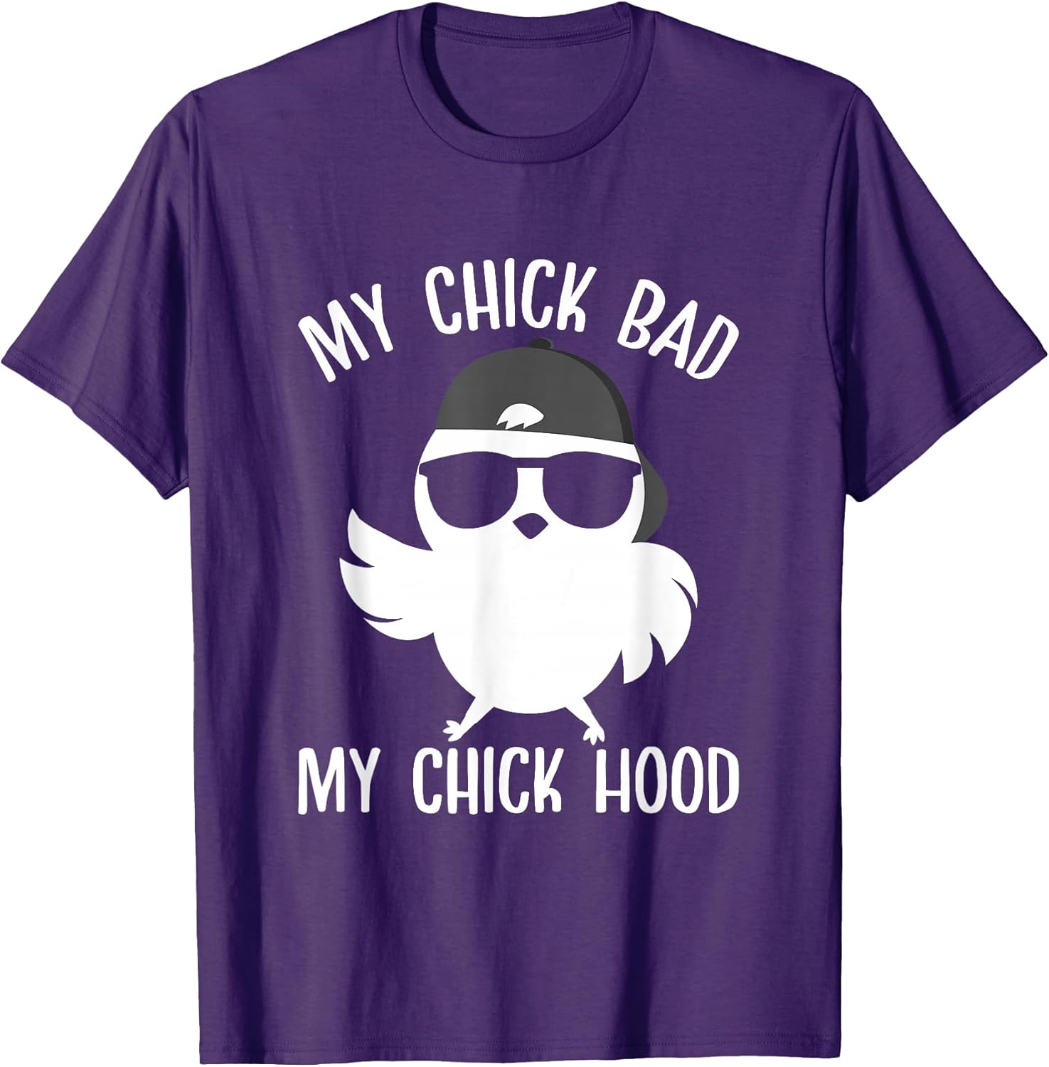 Osterhasen-Eierjagd-Kleidung My Chick Bad My Chick Hood Funny Easter Day T-Shirt
