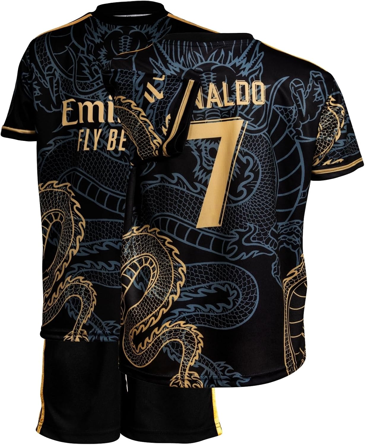 #7 Special Dragon Edition Kids Soccer Jersey Kit Shorts Youth Sizes.