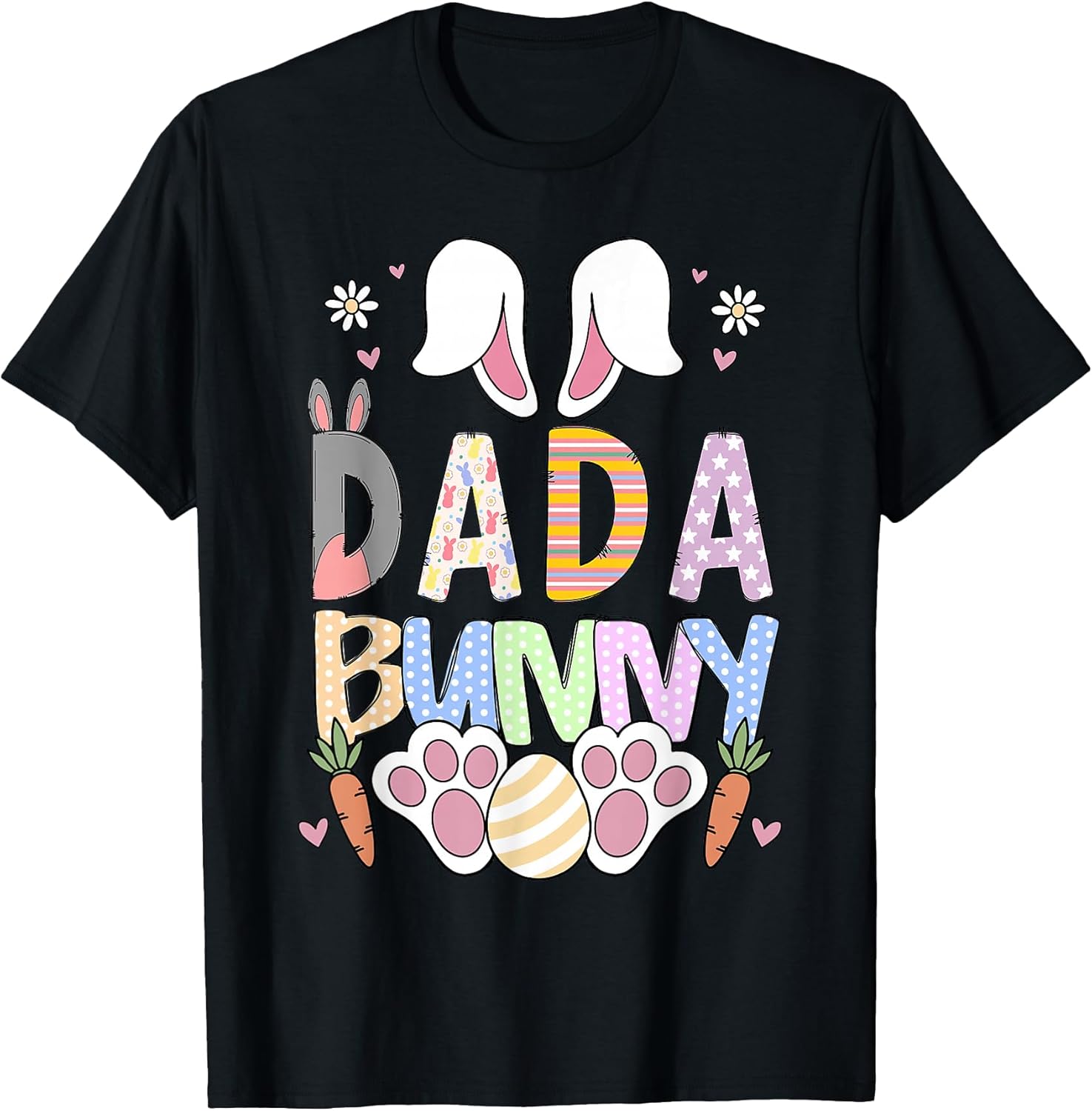 Dada Bunny Ears Easter Family Matching T-Shirt