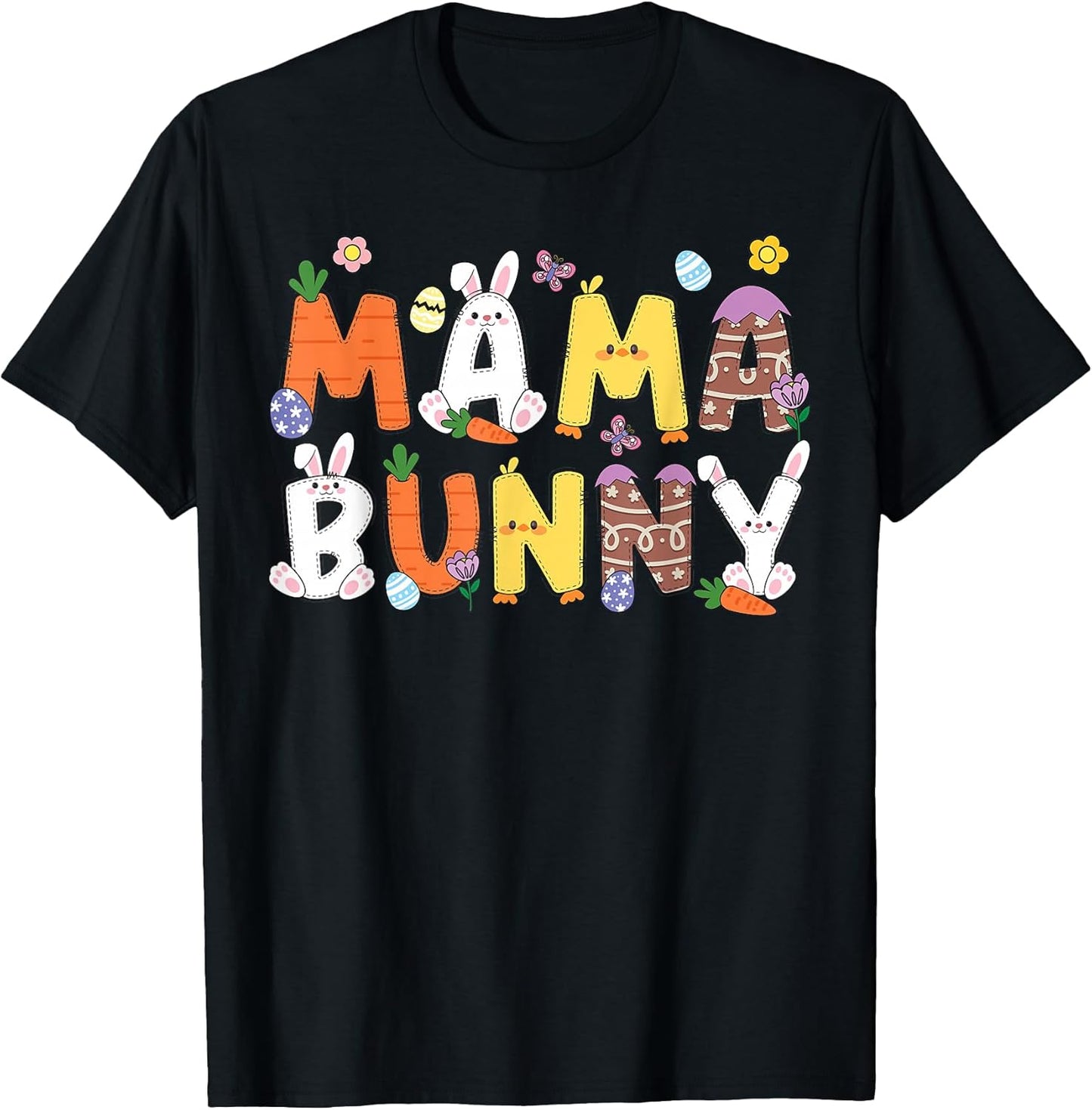 Mama Bunny Family Group Matching Easter Day Egg Hunt T-Shirt