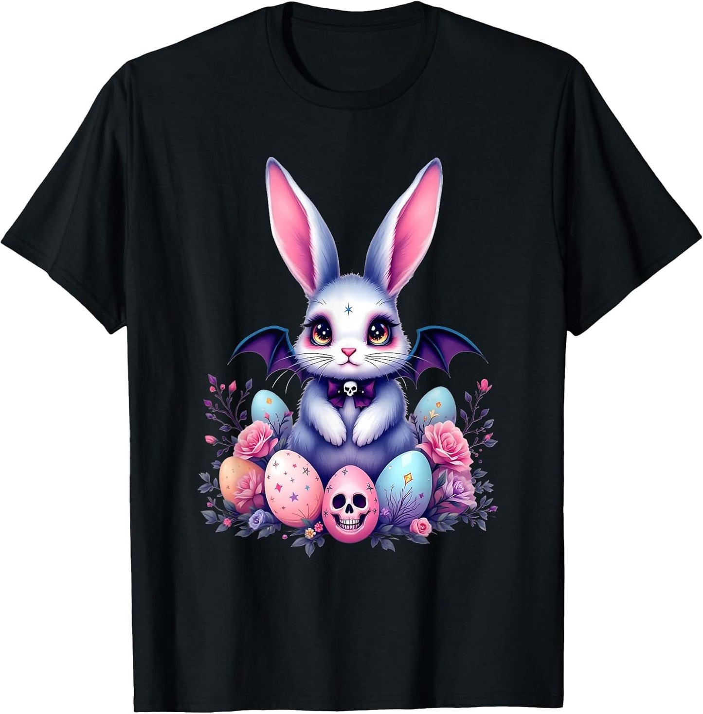 Gothic Easter Bunny - Spooky Cute Pastel Goth Design T-Shirt