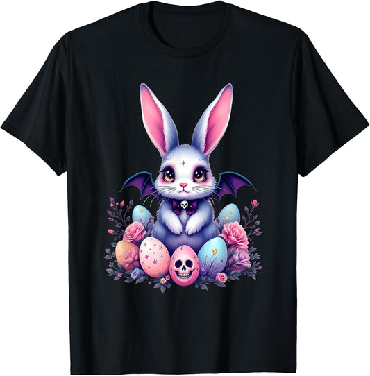 Gothic Easter Bunny - Spooky Cute Pastel Goth Design T-Shirt