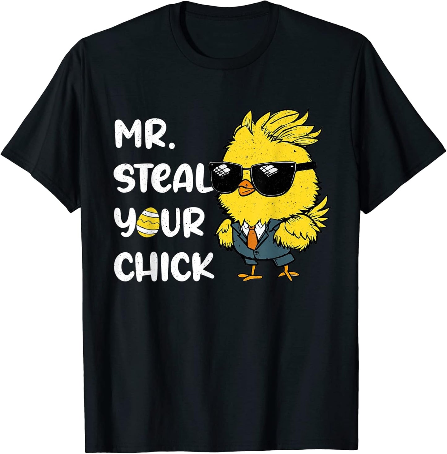 Easter Boys Toddlers Mr Steal Your Chick Funny Spring Humor T-Shirt