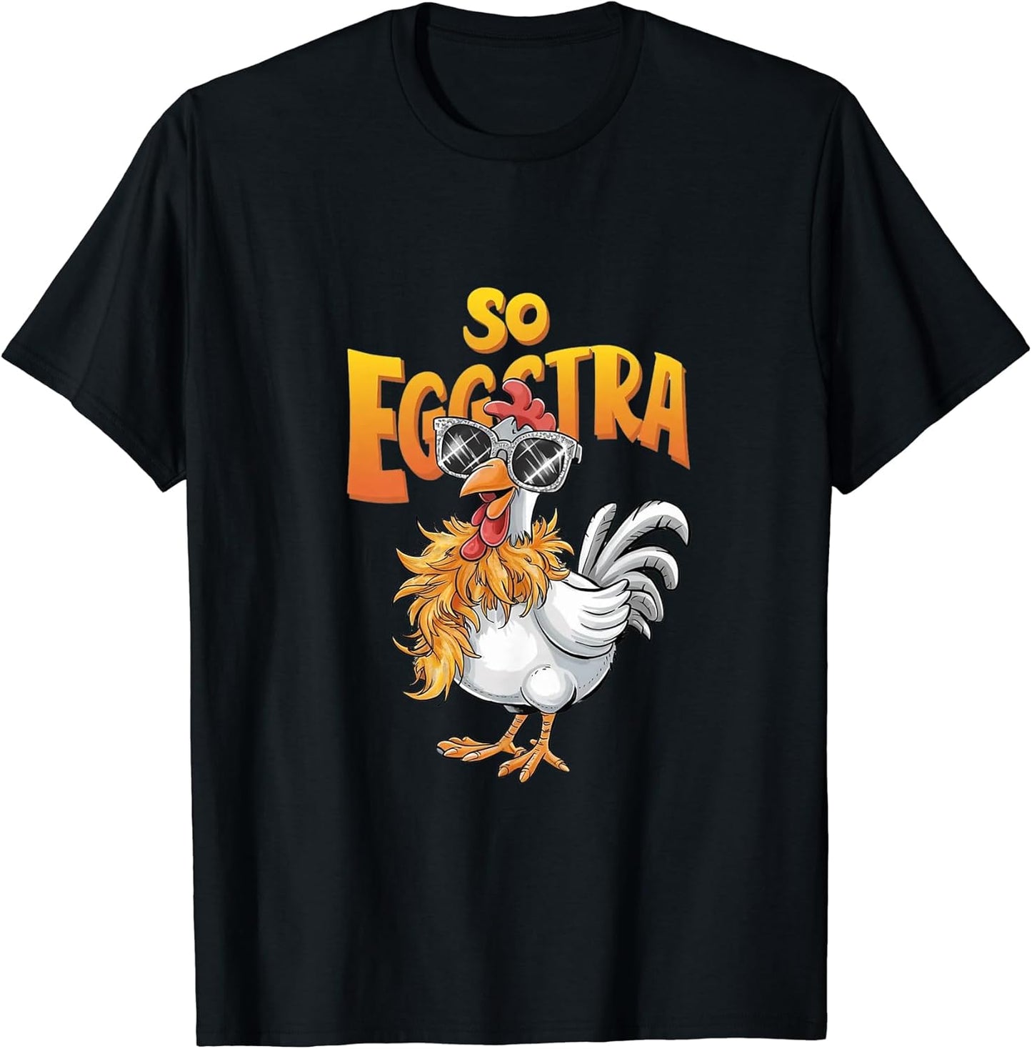 I'm Just So Eggstra Retro Chicken Funny Easter Day T-Shirt