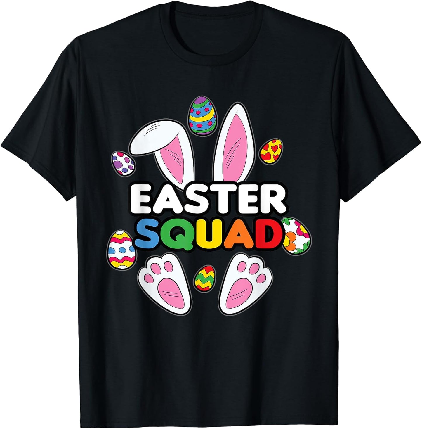 Easter Egg Hunting Squad Cute Bunny Rabbit T-Shirt