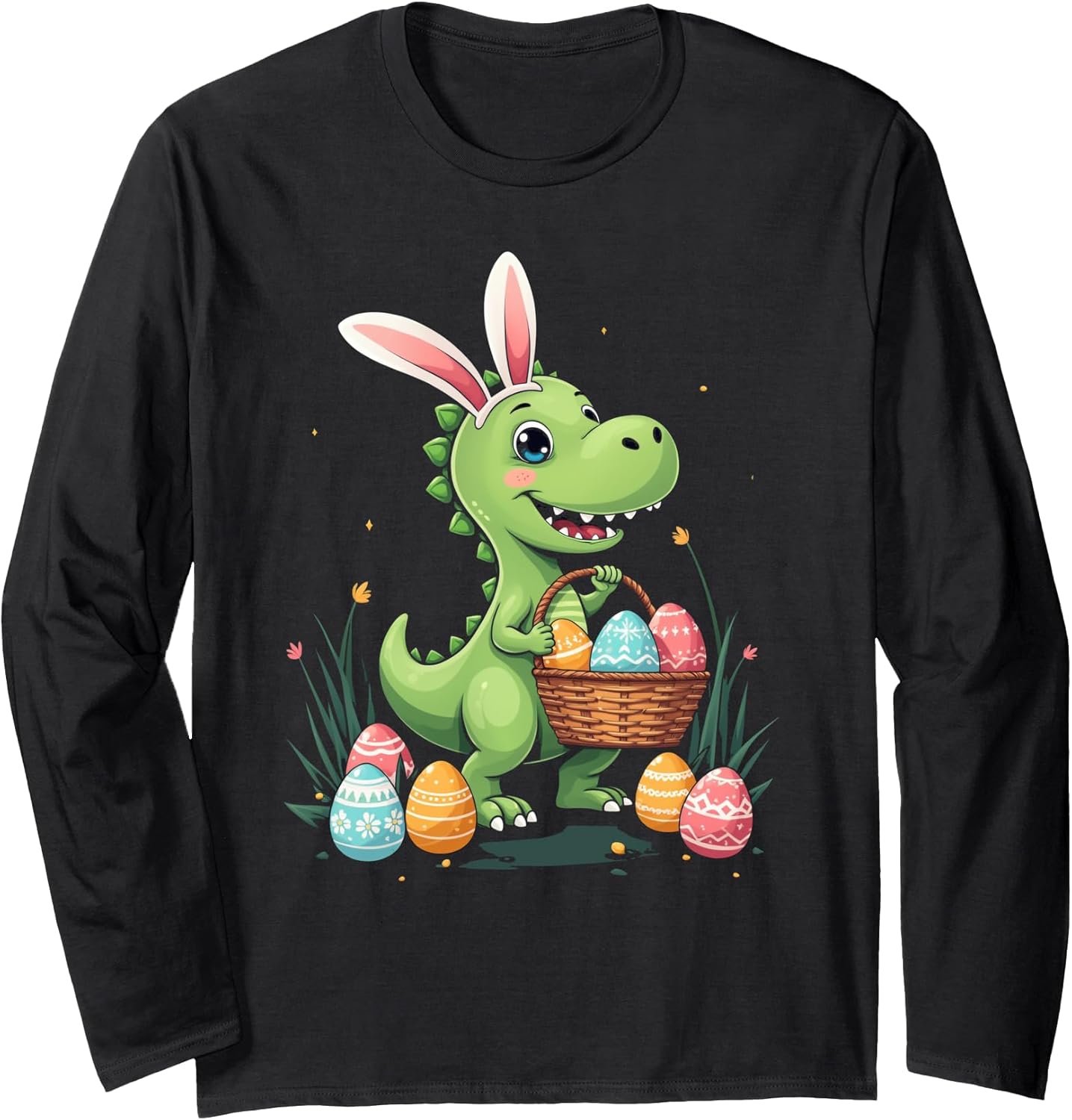 Dinosaur Easter Eggs Long Sleeve T-Shirt