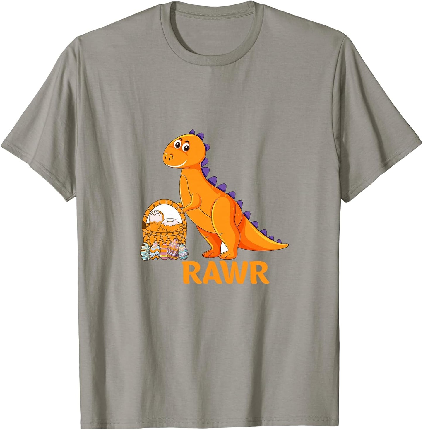 Easter Dinosaur Rawr Basket Egg Gift Cute Roar