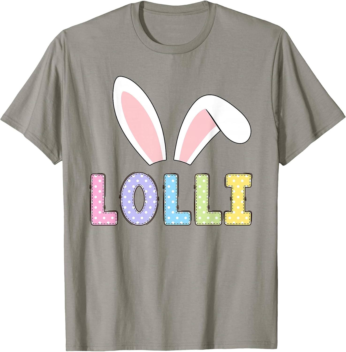 Cute Lolli Happy Easter Bunny Matching Family Outfit T-Shirt