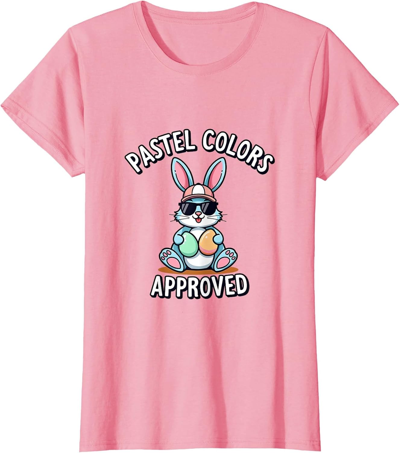 Pastel Colors Approved Easter Mens Design T-Shirt