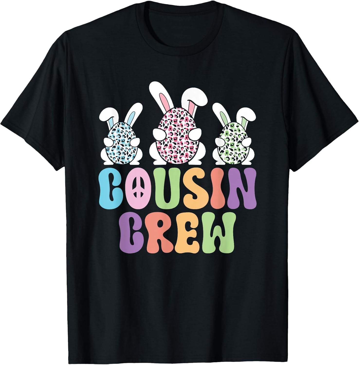 Cousin Crew Easter Bunny Family Matching Toddler Boys Girls T-Shirt