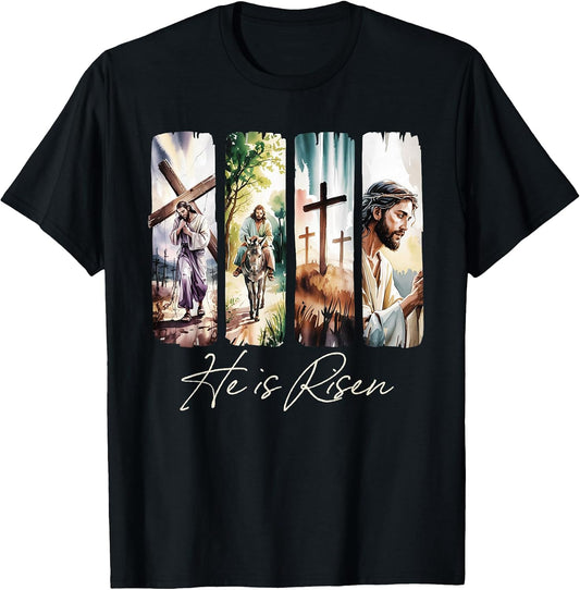 True Story Jesus Christian Religious He is Risen Easter Day T-Shirt