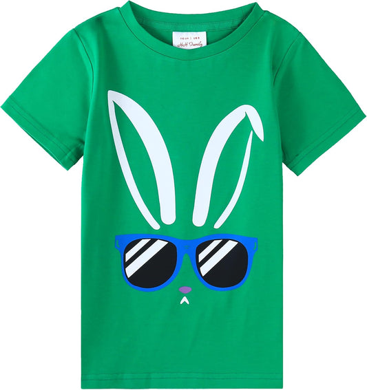 Easter Shirts for Boys and Girls Kids Easter Gift Bunny T-Shirt Clothing 3-12 Years