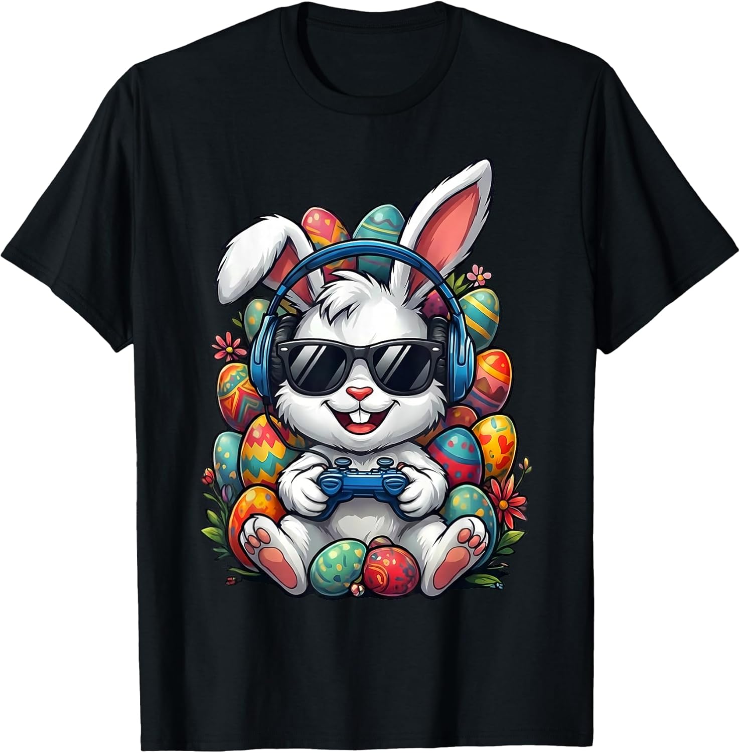 Funny Egg Hunt Gamer Bunny Easter for Boys, Kids, & Toddlers T-Shirt