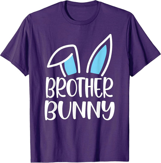 Funny Brother Bunny Happy Easter Family Matching T-Shirt