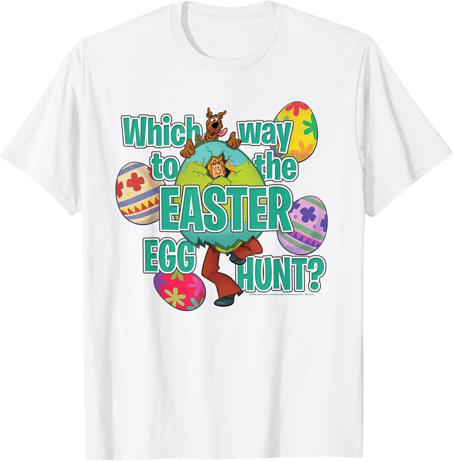 Scooby-Doo Which Way To The Easter Egg Hunt? T-Shirt
