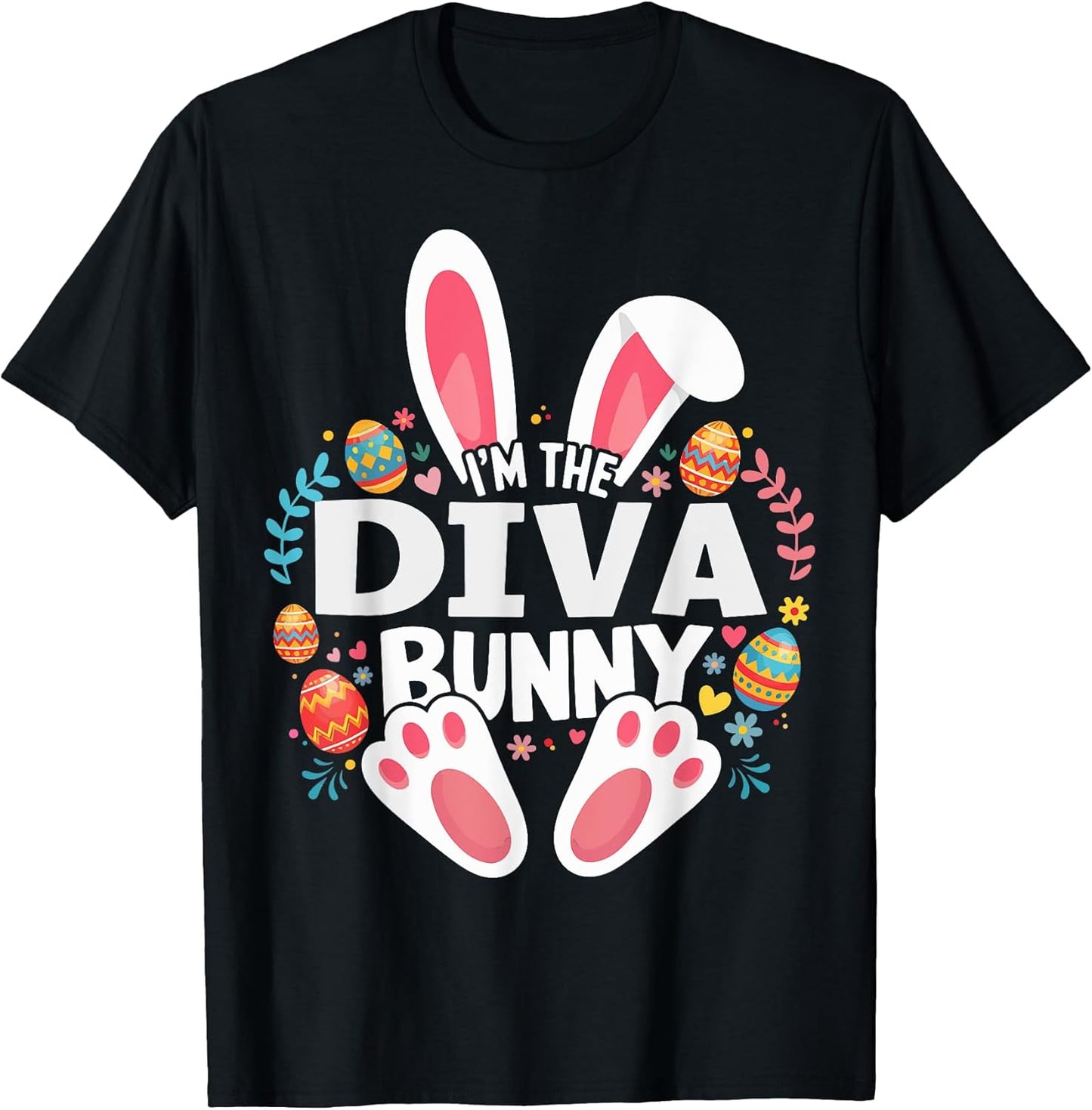 I'm The Diva Bunny Matching Easter Family T-Shirt
