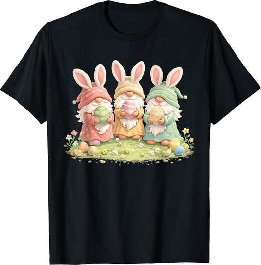 Gnome Easter Cute Bunny Gnomes Women Girls Kids Toddler T-Shirt