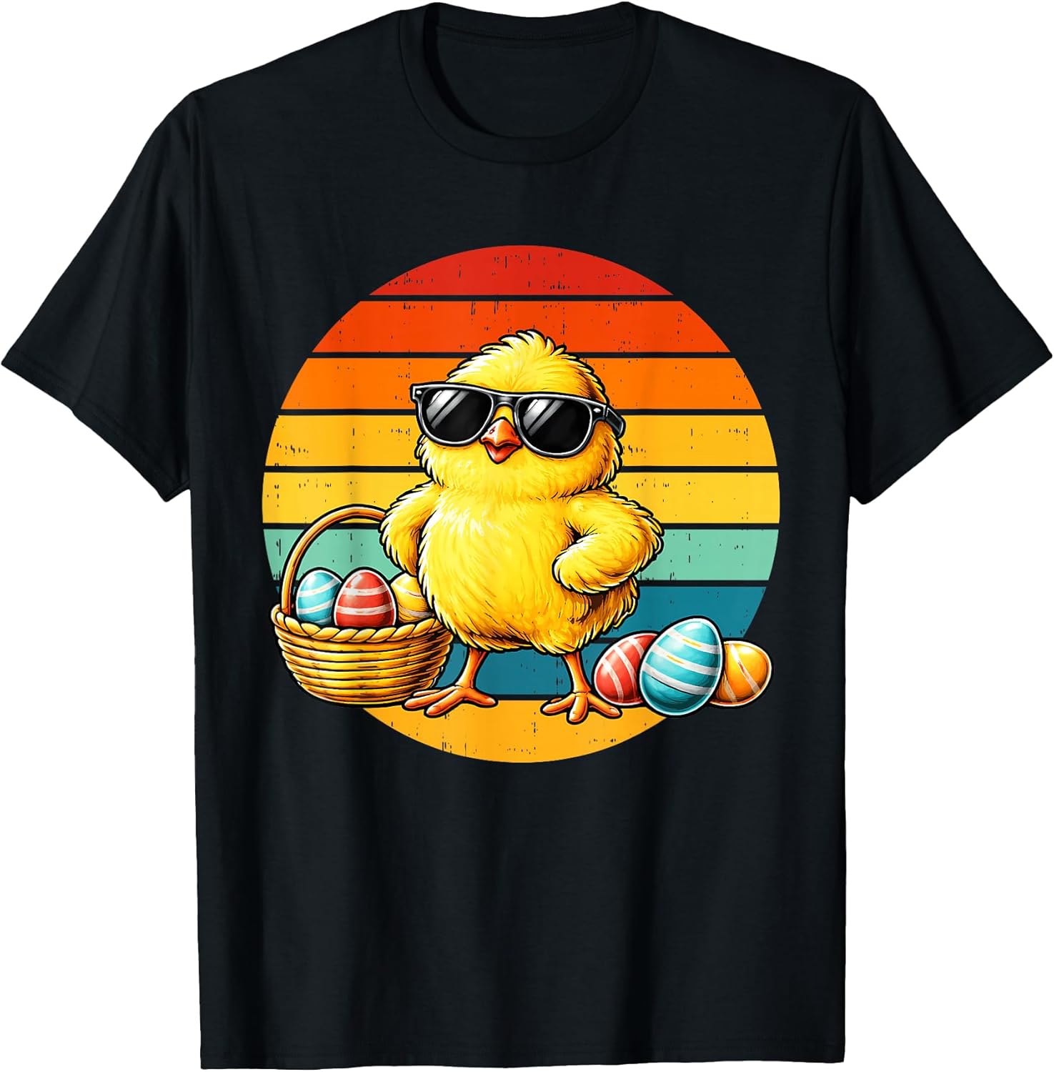 Kids Easter Chick Egg Funny Easter Kid Boys Girl Men Women T-Shirt