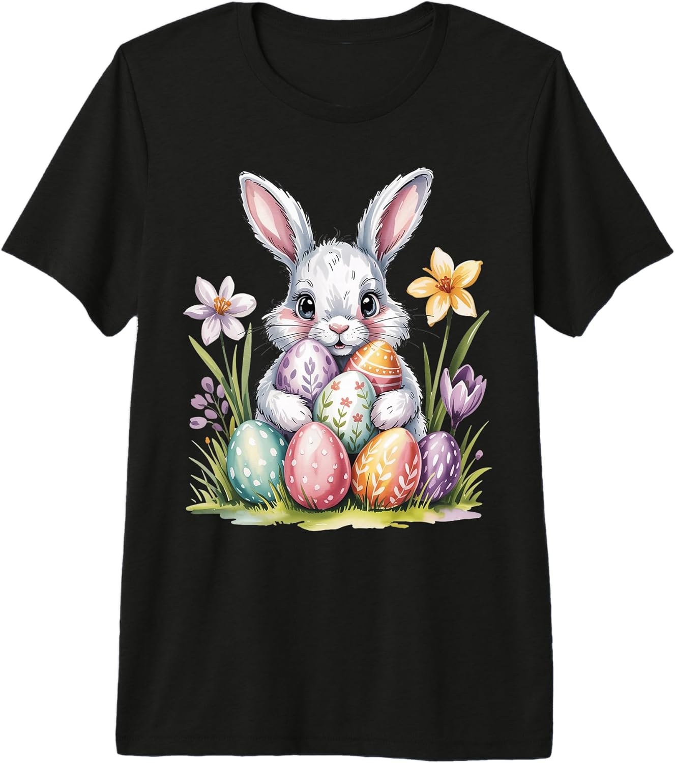 Cute Easter Eggs Spring Pastel Aesthetic Art Premium Tri-Blend T-Shirt