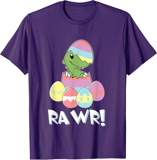 Easter Egg Hunter Dinosaur Dino Easter T-Rex Rabbit Bunny T-Shirt