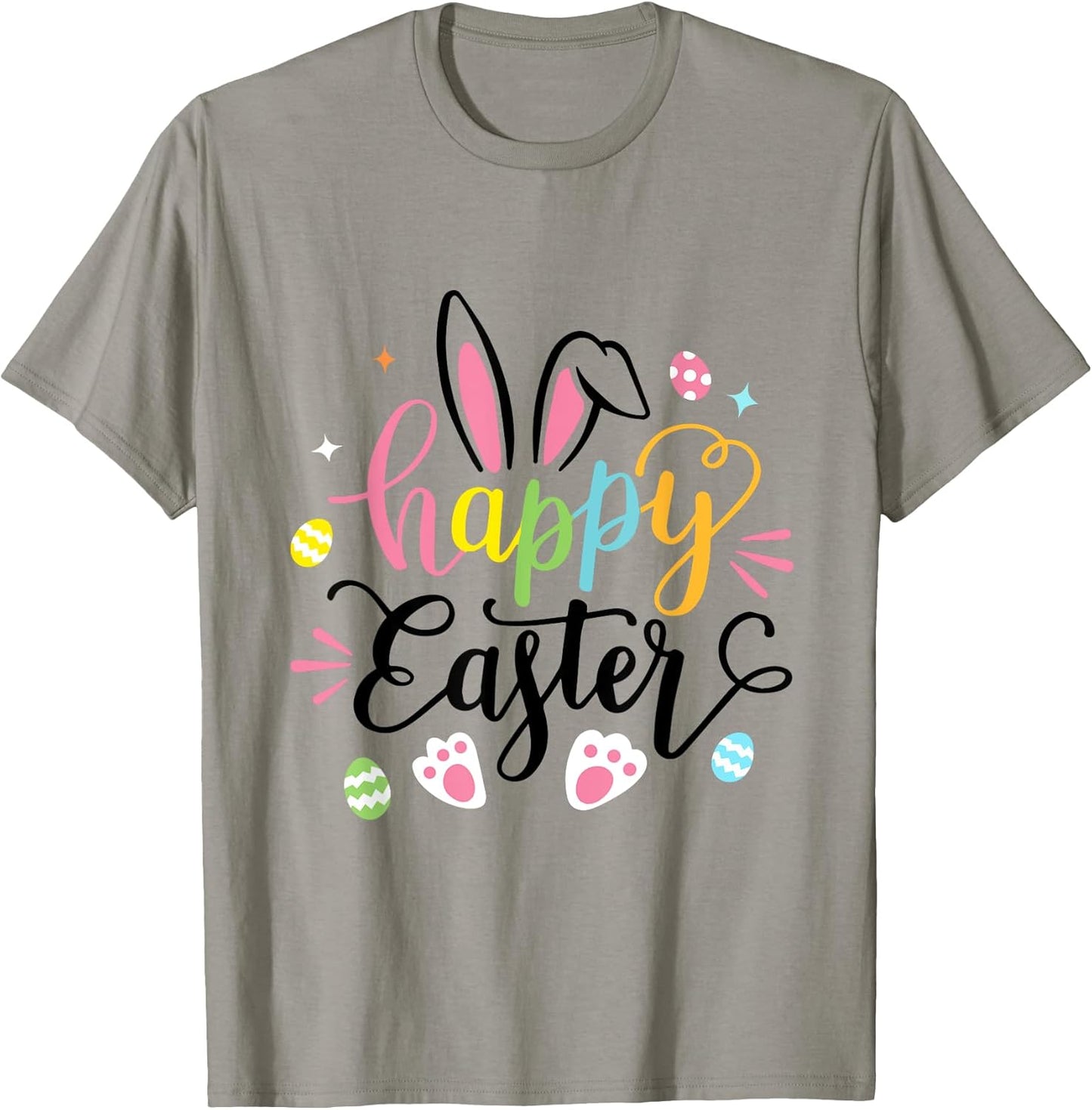Happy Easter Bunny Rabbit Funny Easter Day Women Girls T-Shirt
