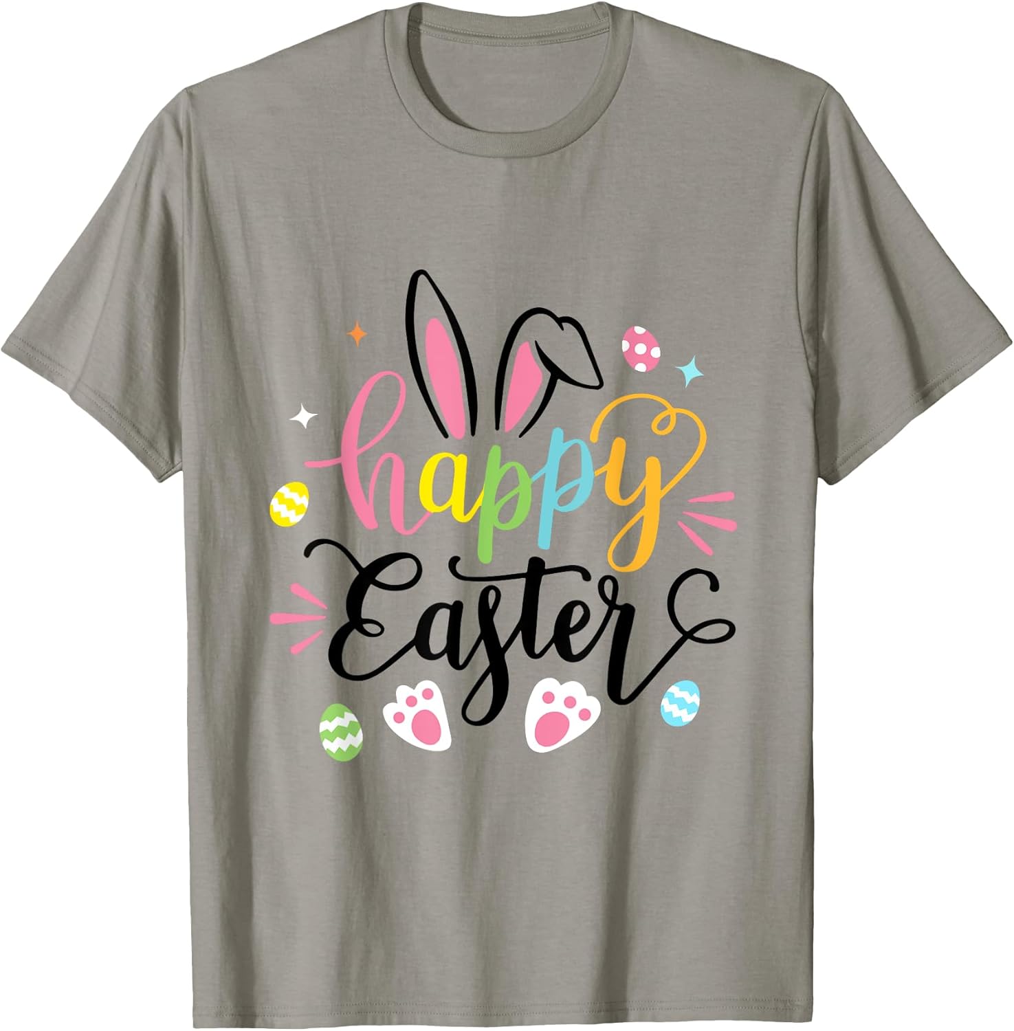 Happy Easter Bunny Rabbit Funny Easter Day Women Girls T-Shirt