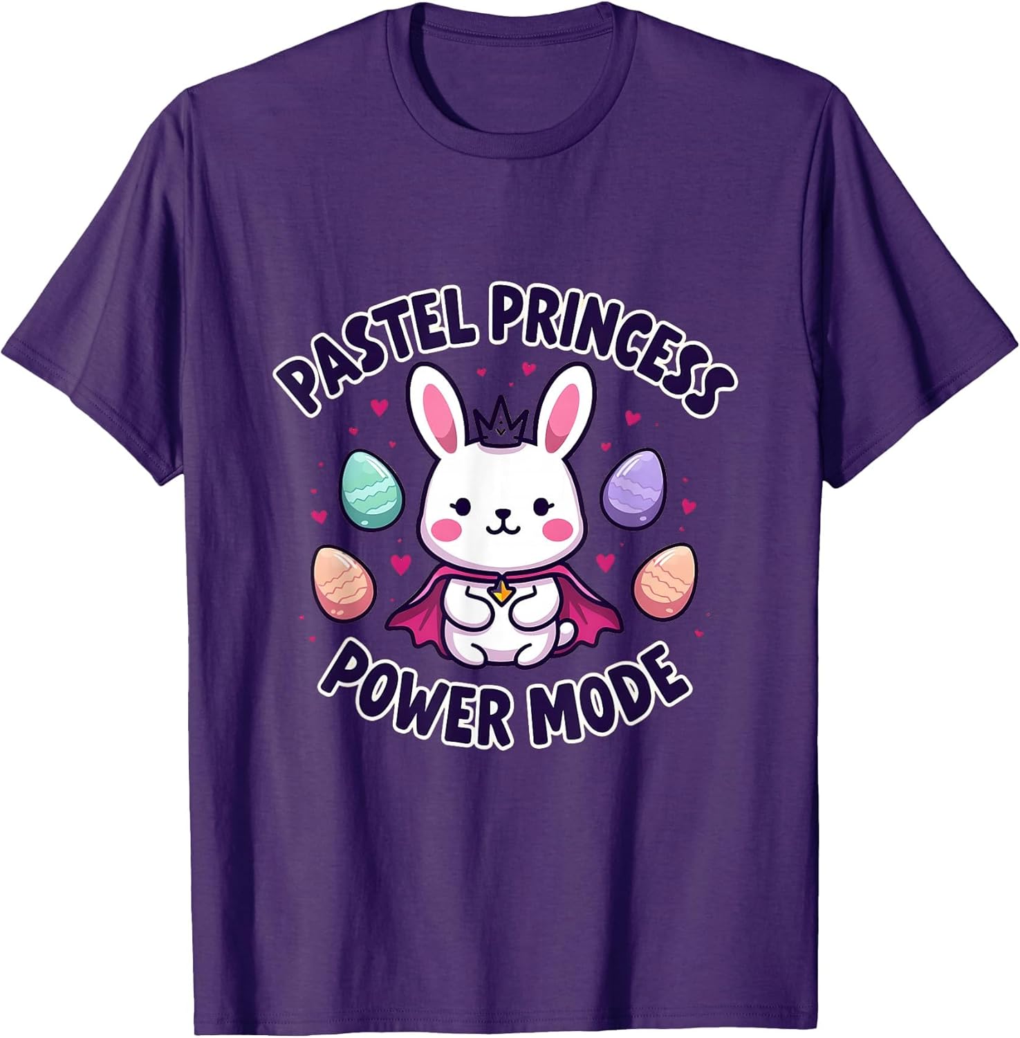 Pastel Princess Power Mode Easter Design T-Shirt