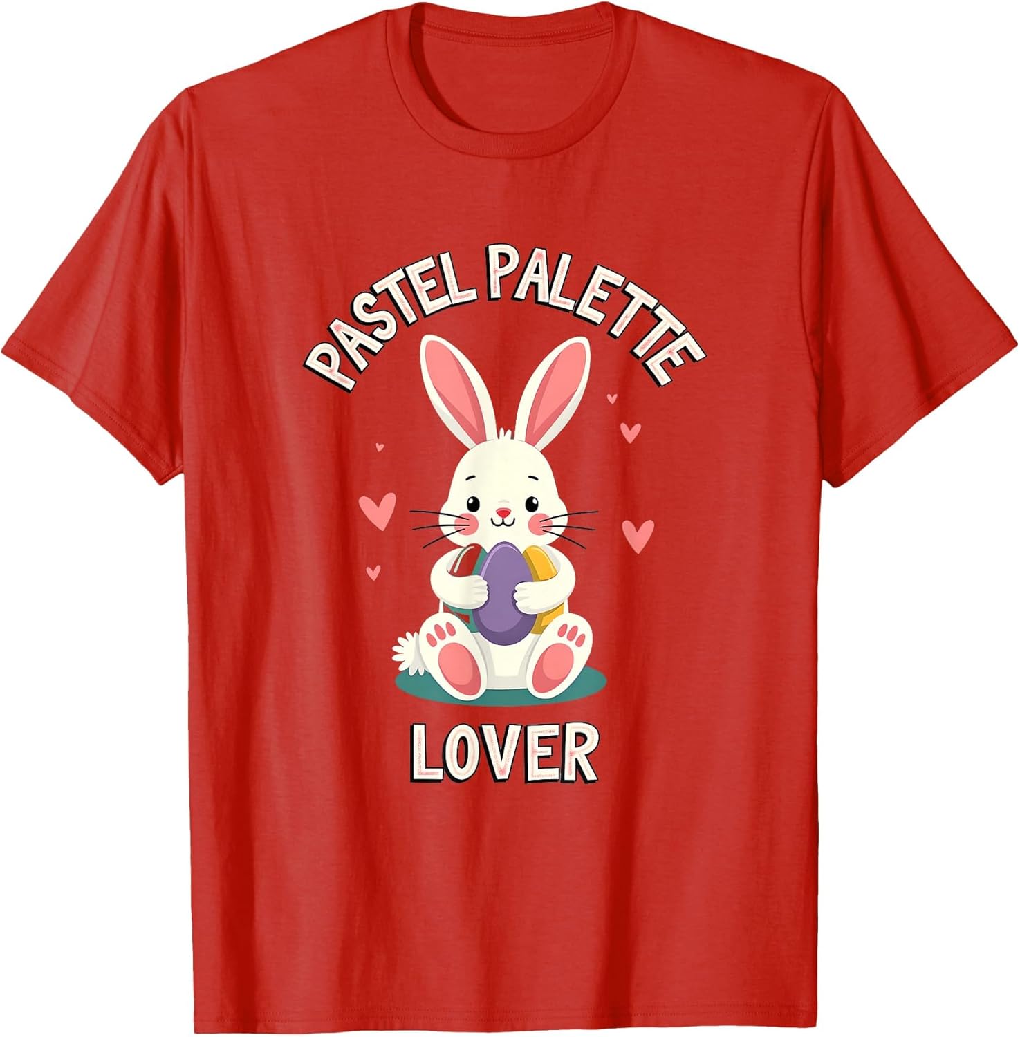 Pastel Palette Lover Womens Easter Design T-Shirt