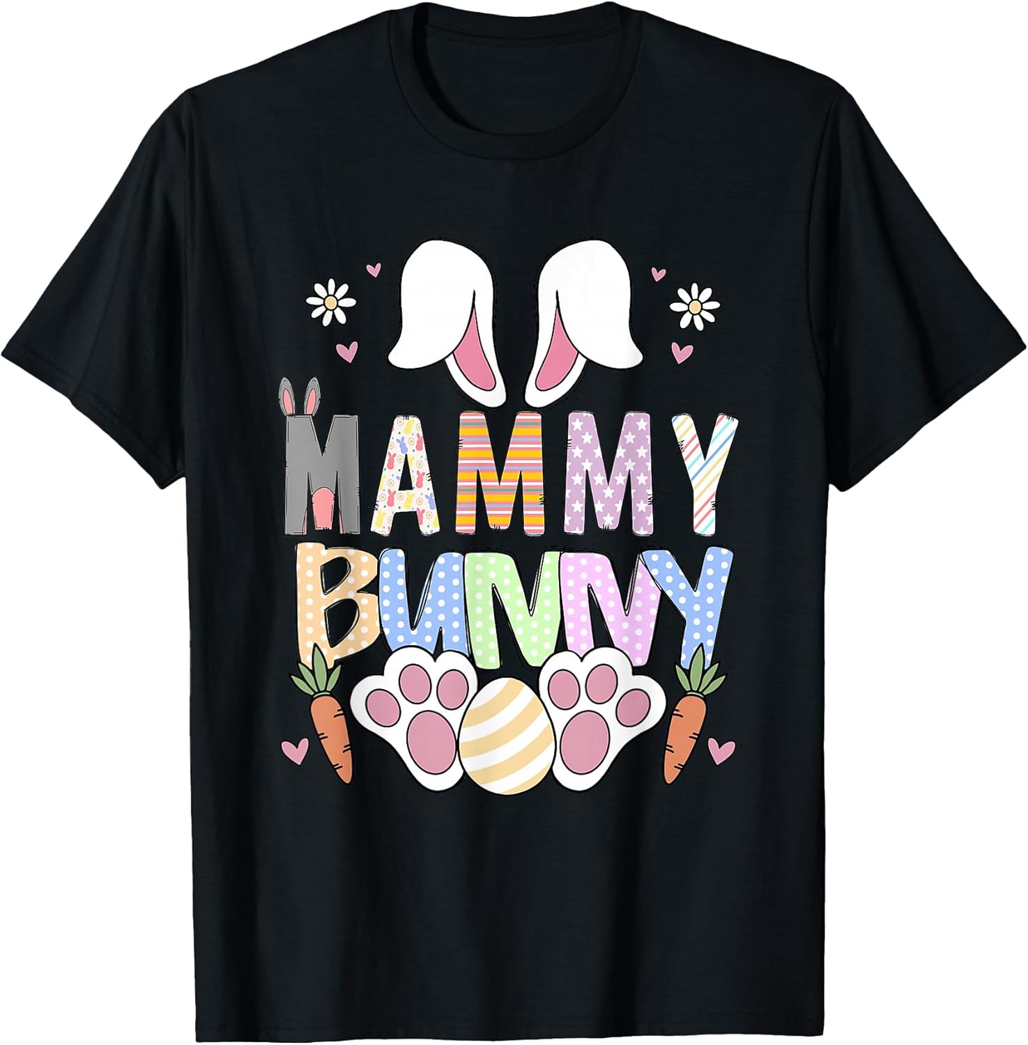 Mammy Bunny Ears Easter Family Matching T-Shirt