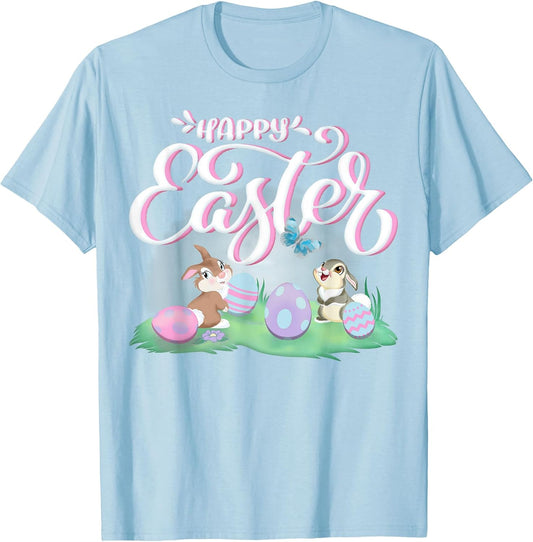 Bambi Happy Easter Thumper & Miss Bunny Vintage Logo T-Shirt