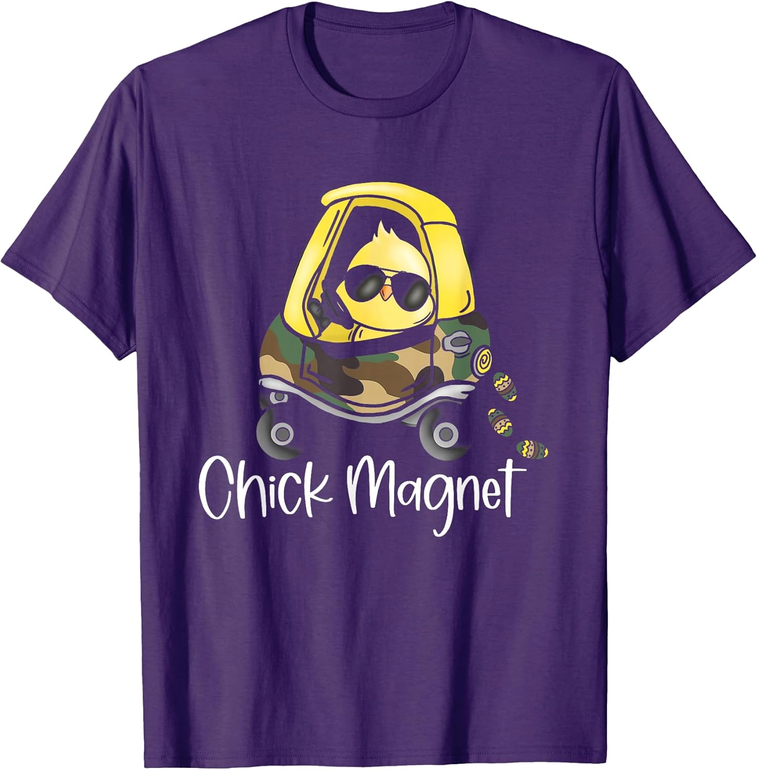 Chick Magnet Easter Sunglasses Egg Cute Kids Toddler Funny T-Shirt