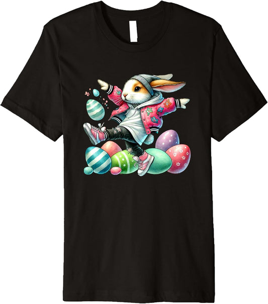 Easter Bunny Pastel Eggs Urban Style