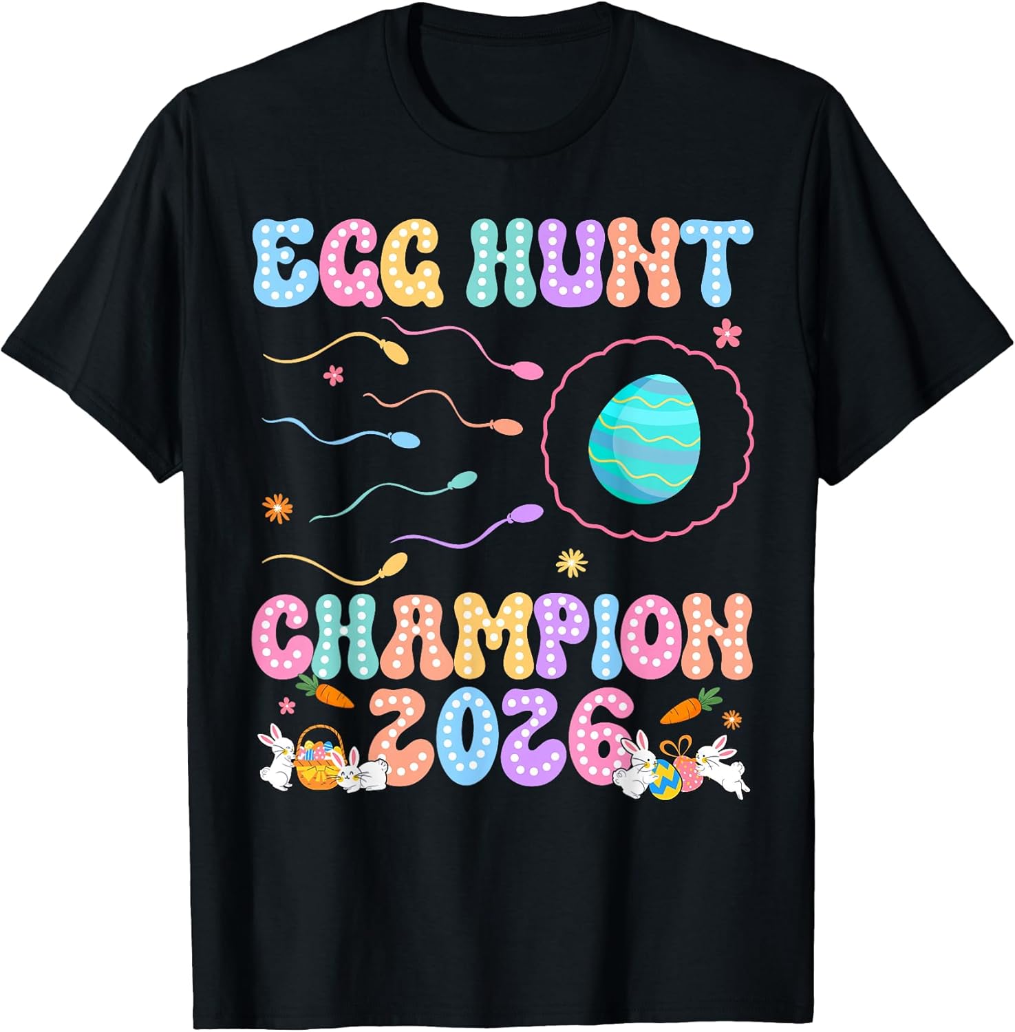 Easter Egg Hunt Champion Funny Dad Pregnancy Announcement T-Shirt