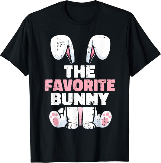 Favorite Bunny Easter Family Matching Spring Men Women Kids T-Shirt