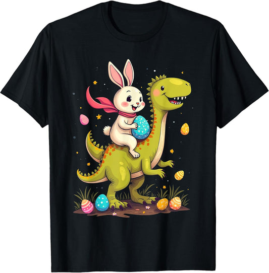 Easter Bunny Dinosaur Easter T-Shirt