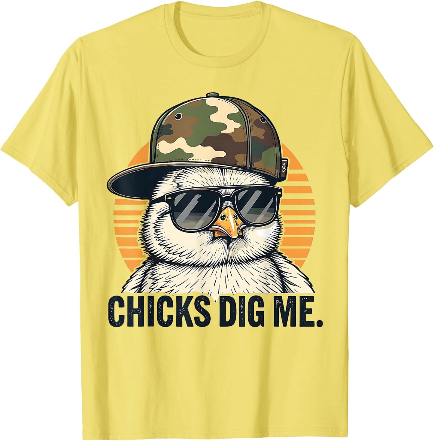 Vinatge Chicks Dig Me Easter Camo Toddler Boys Funny Easter T-Shirt