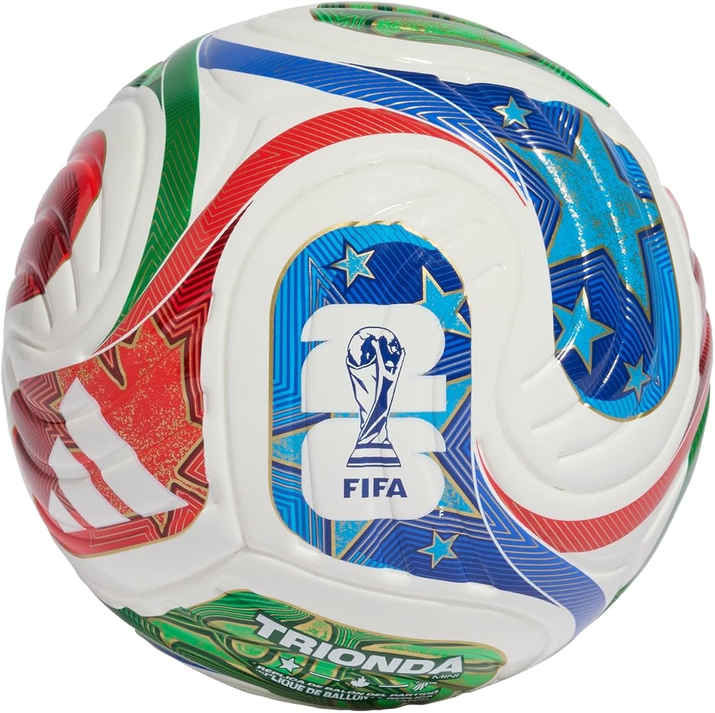 Adidas Mini Trionda 2026 World Cup Unisex Football White 1