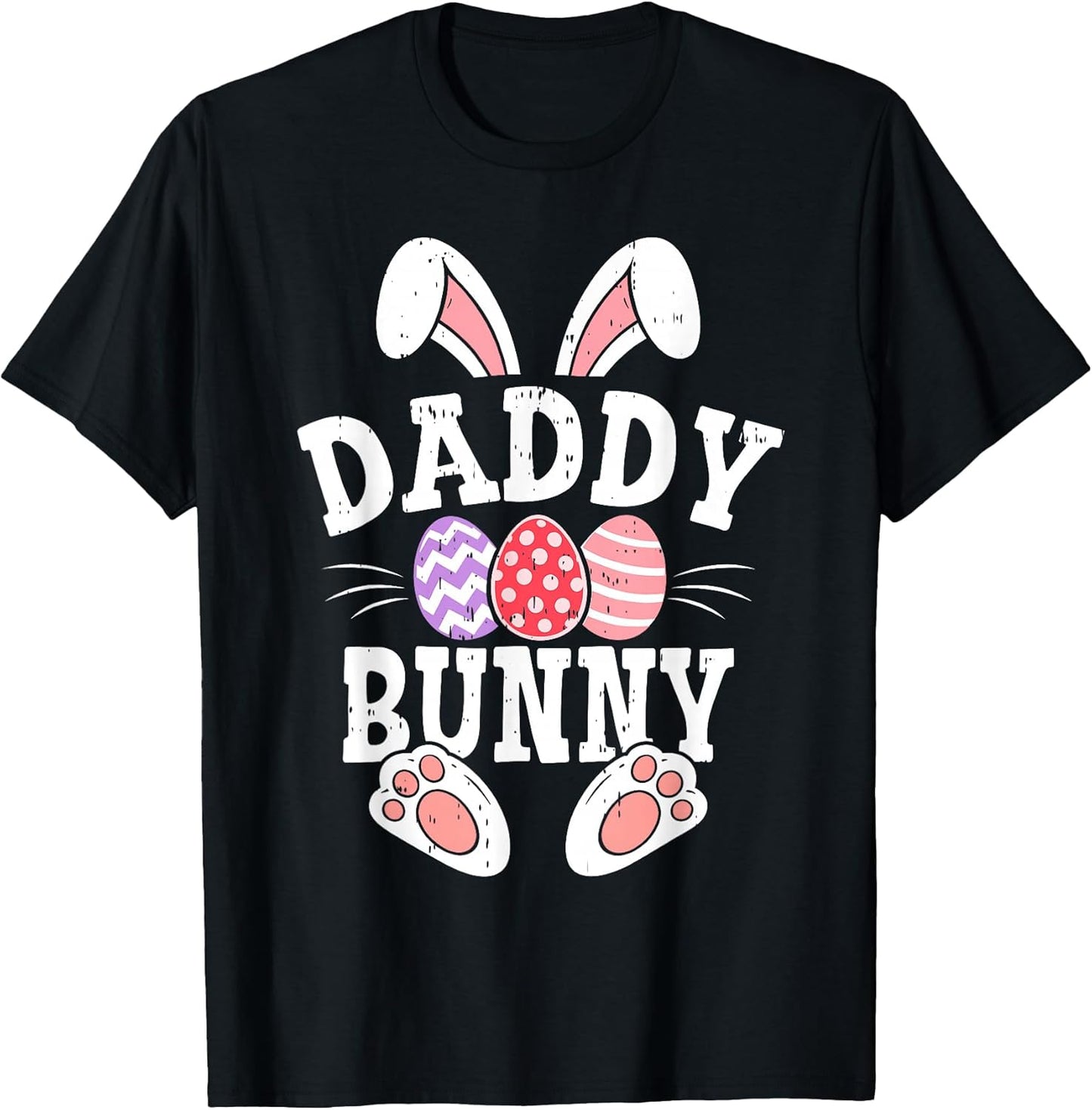Mens Easter Daddy Bunny Family Matching Easter Men Women Kid T-Shirt