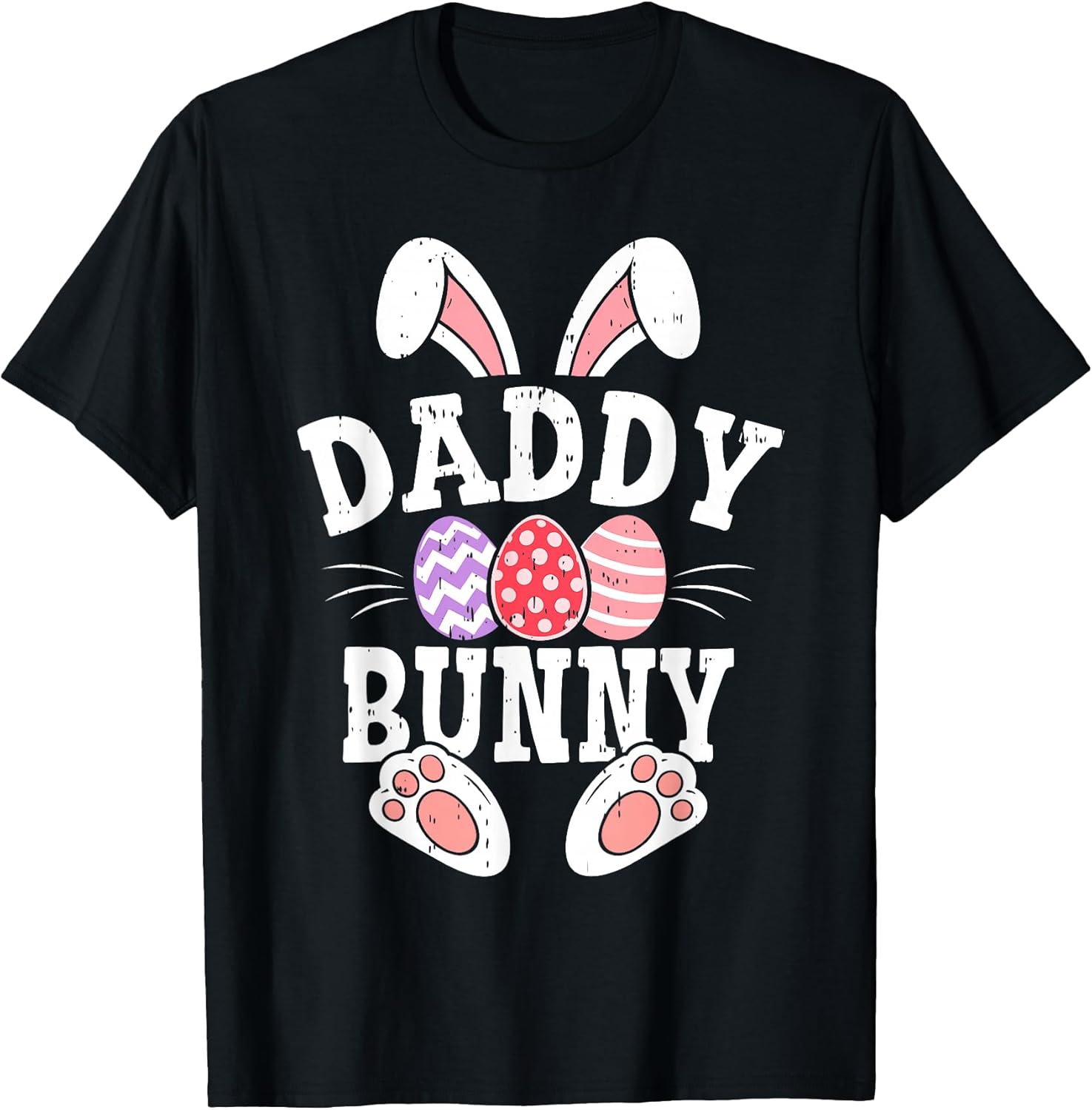 Mens Easter Daddy Bunny Family Matching Easter Men Women Kid T-Shirt