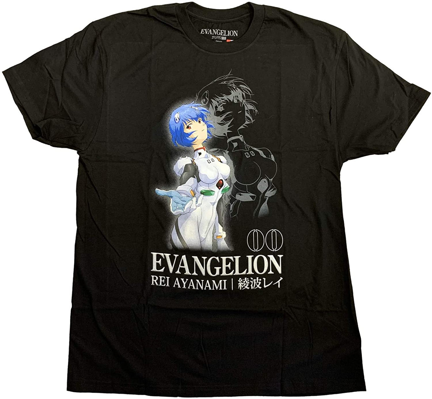 Neon Genesis Evangelion Rei Ayanami Adult T Shirt