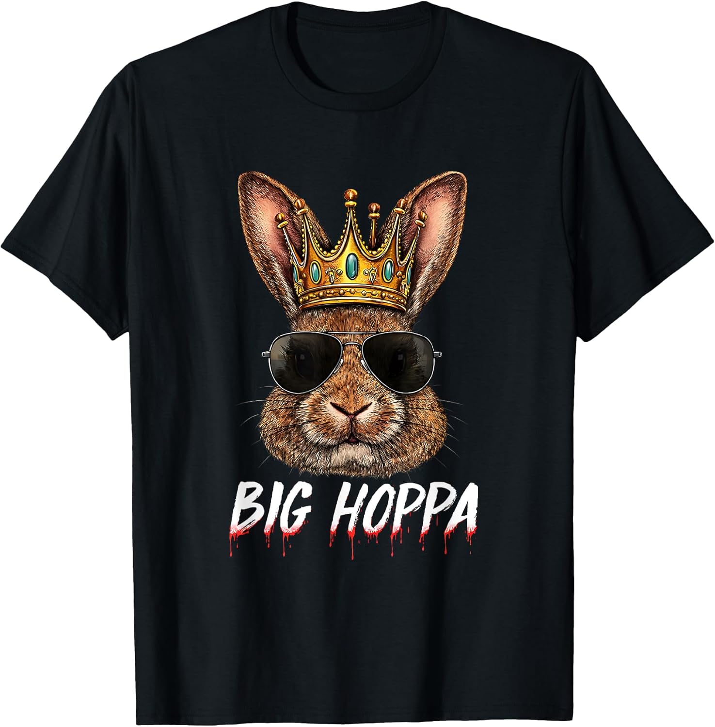 Happy Easter Eggs Hunting Spring Egg Hunter Daddy Rabbit T-Shirt