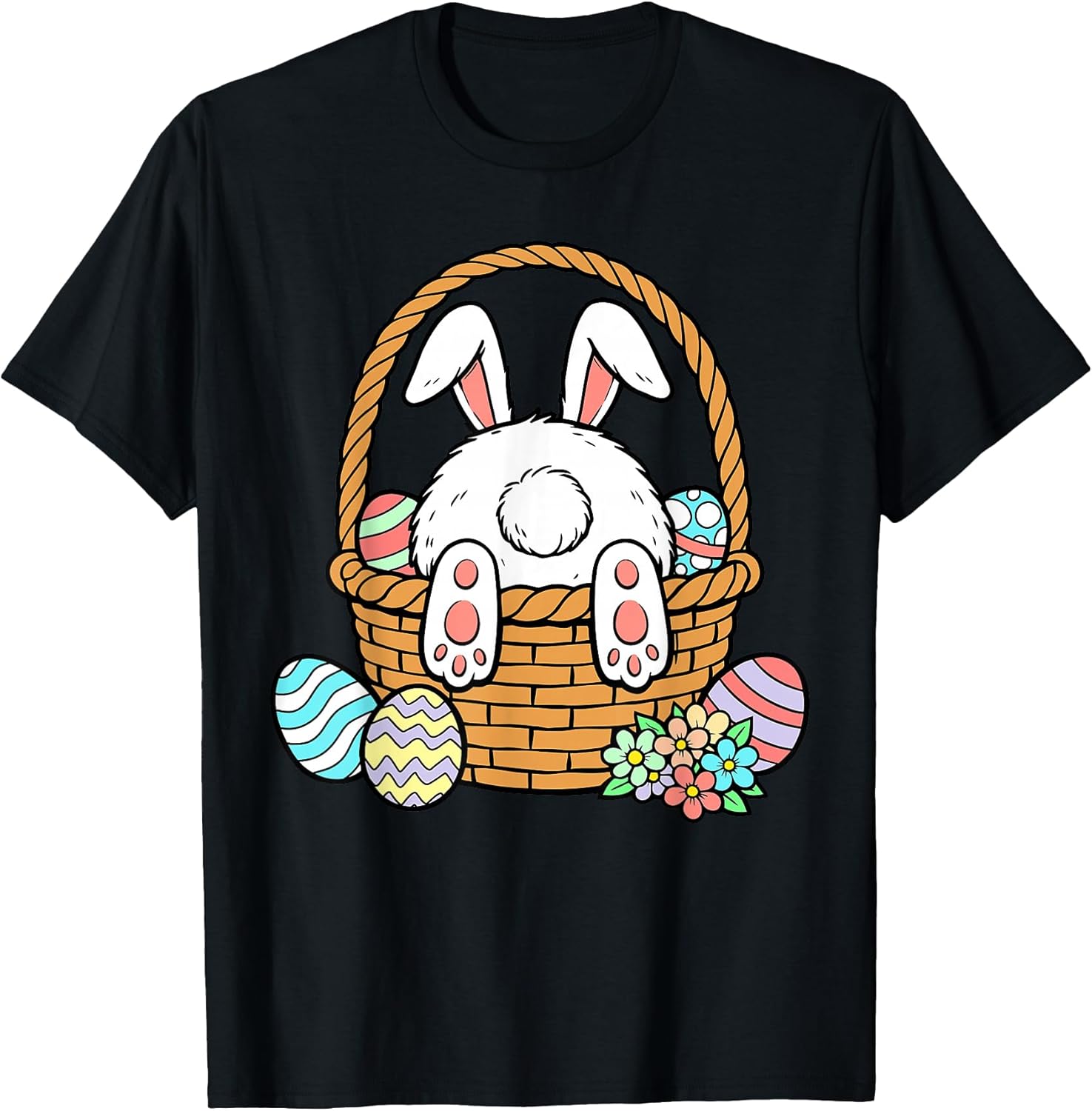 Happy Easter Day Bunny Basket Hunting Egg Hunt Women Toddler T-Shirt