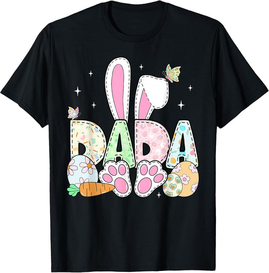 Easter Bunny Dada Spring Eggs Hunting Family Matching Easter T-Shirt