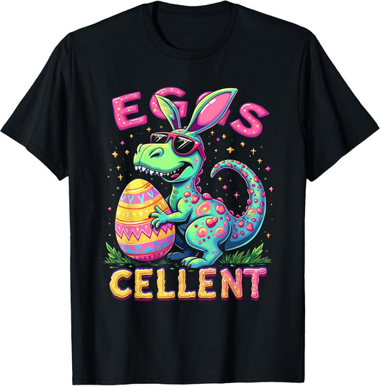 Easter EGGSCELLENT Easter Dinosaur T-Shirt