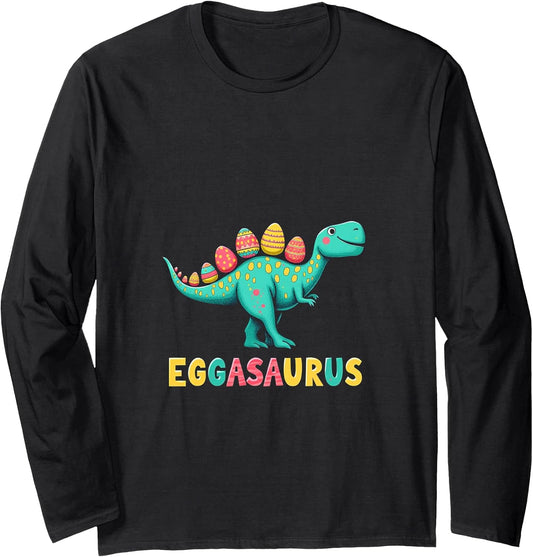 Easter EGGASAURUS Dinosaur Easter Eggs Long Sleeve T-Shirt
