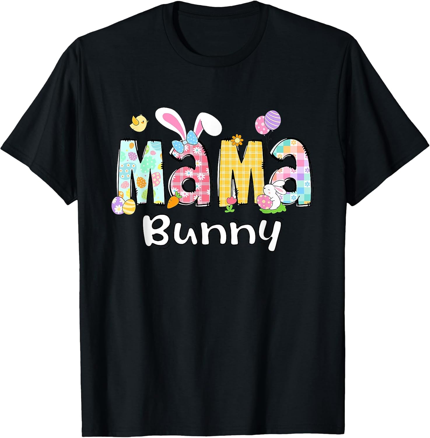Cute Mama Bunny Easter Day Matching Couples Family Dada Mini T-Shirt
