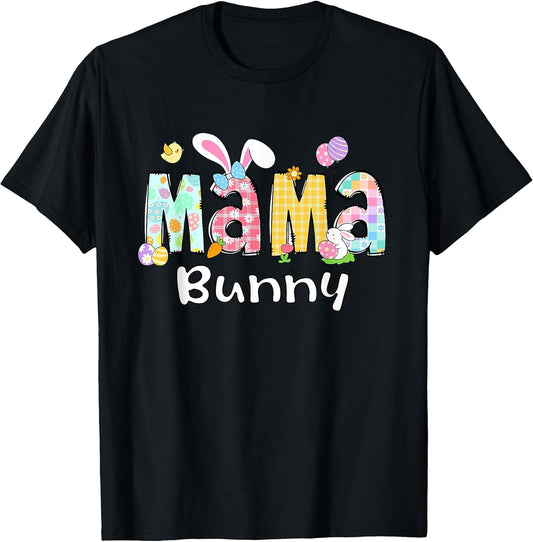 Cute Mama Bunny Easter Day Matching Couples Family Dada Mini T-Shirt