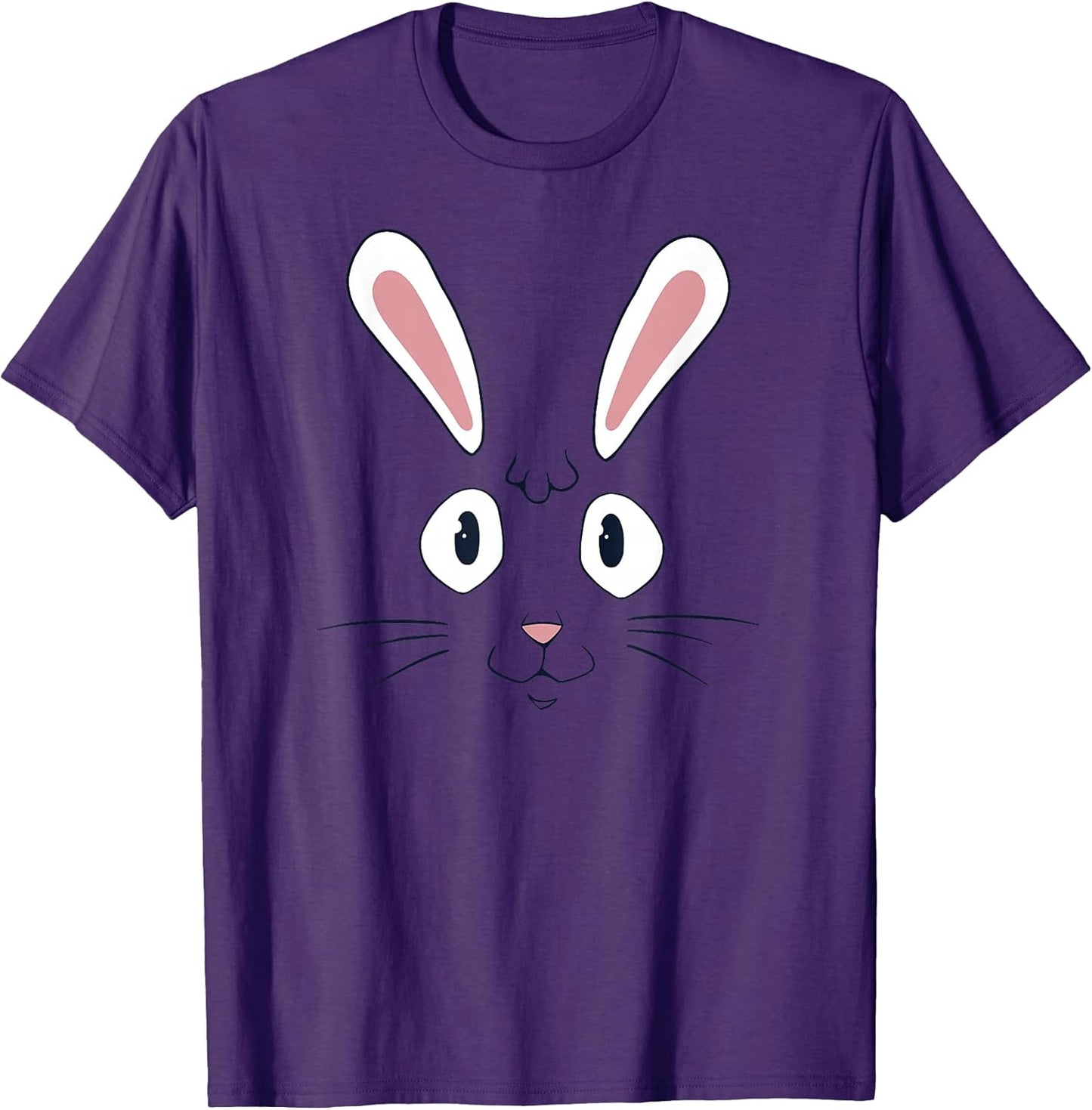 Cute Bunny Ears Face Shirt HAPPY EASTER Gift T-Shirt