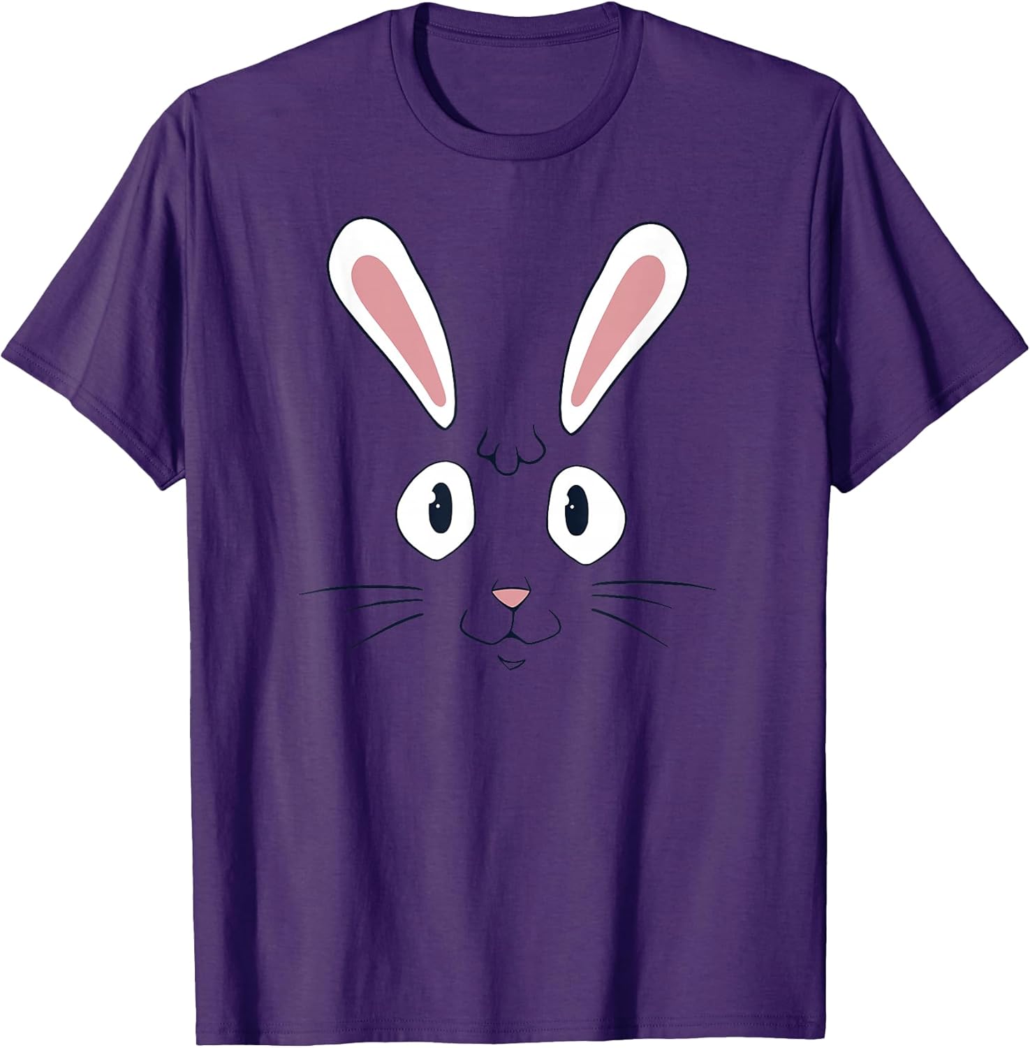Cute Bunny Ears Face Shirt HAPPY EASTER Gift T-Shirt